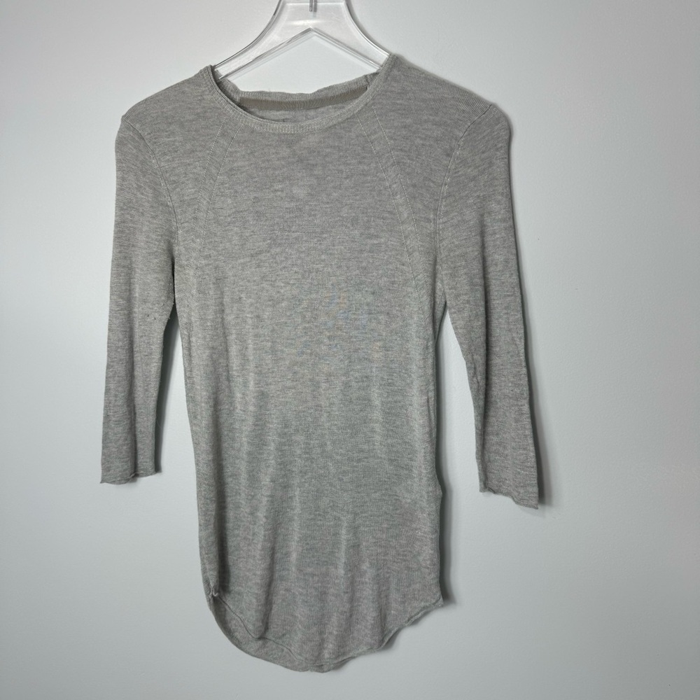 Brochu Walker Viscose Cashmere blend crew sweater size xs 1989